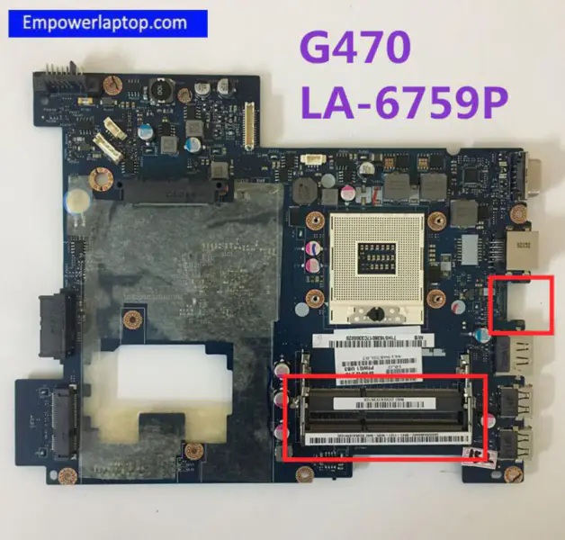 Lenovo G470 PIWG1 LA-6759P Dizüstü Bilgisayar Anakartı
