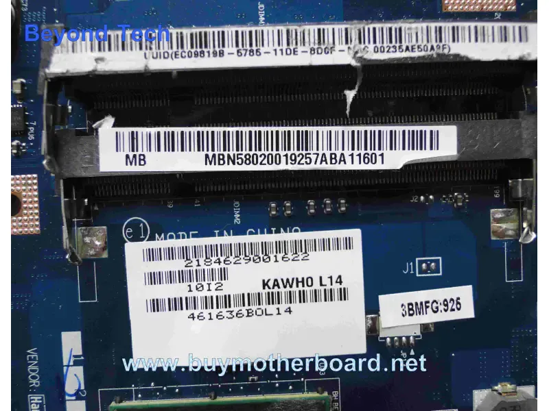 Acer MBN5802001 E525 725 anakart