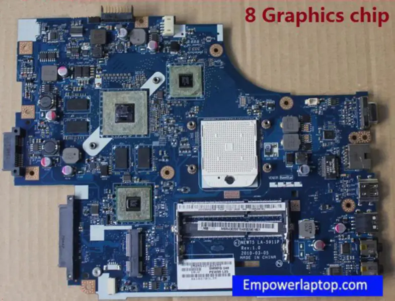 Acer 5551 5552G 75 LA-5911P MBWM602001 Anakart