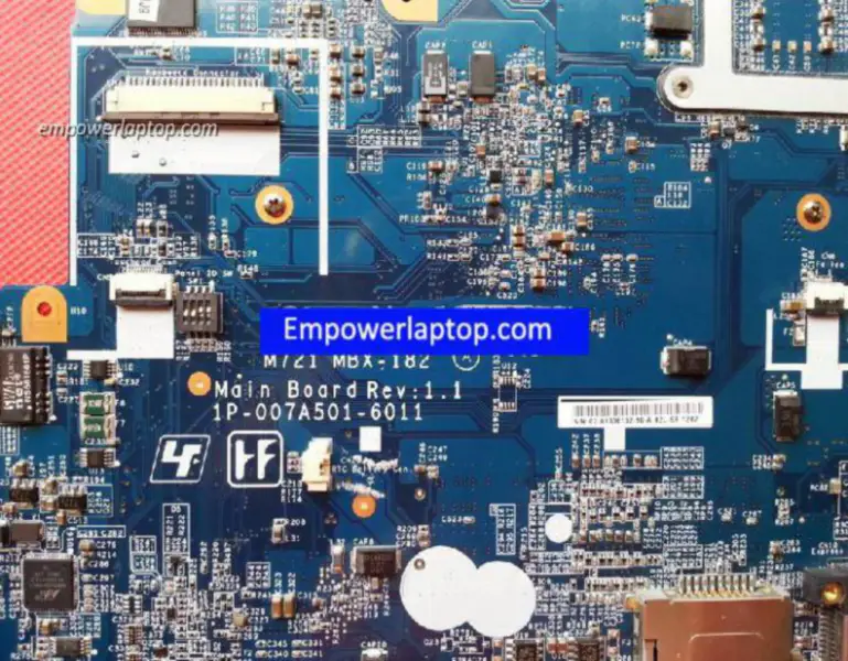 Sony MBX-182 M721 1P-007A501-6011 A1418702B Anakart