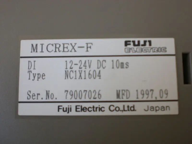 Fuji NC1X1604-W NC1X1604 PLC Modülü