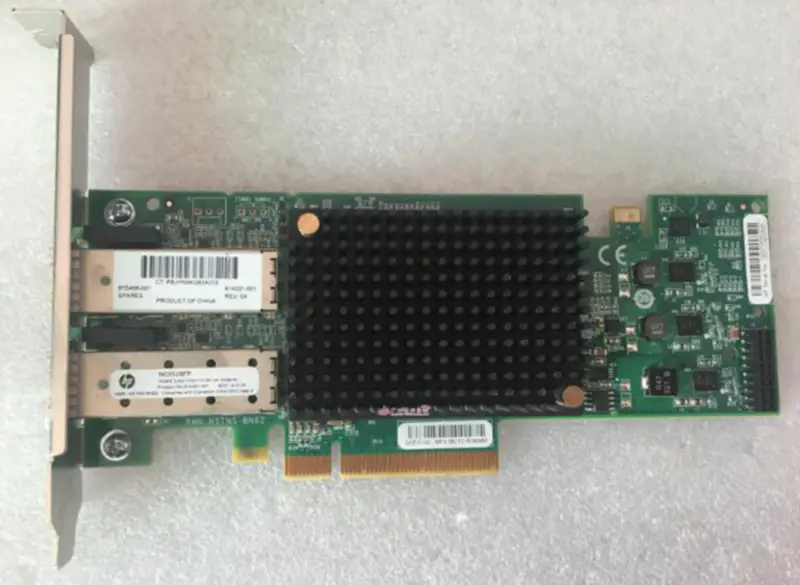 HP NC552SFP 10GbE 2 Bağlantı Noktalı Ethernet Sunucu Adaptörü 614203-B21 615406-001 614201-001