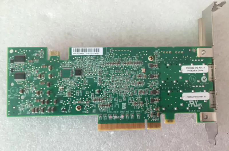 HP NC552SFP 10GbE 2 Bağlantı Noktalı Ethernet Sunucu Adaptörü 614203-B21 615406-001 614201-001