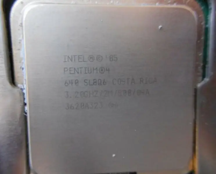 ND237 Dell Optiplex GX620 + PEN 4 SL8Q6 CPU CHO15 HJ781 X9681 CJ335 F8096 ND237 anakart