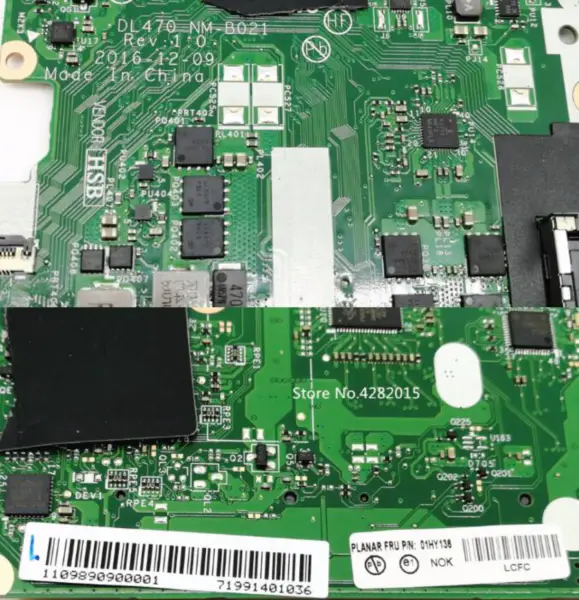 FRU/PN:01HY136 Lenovo ThinkPad L470 DL470 Dizüstü Bilgisayar Anakartı NM-B021 I5-7200U GPU 2G DDR4 için