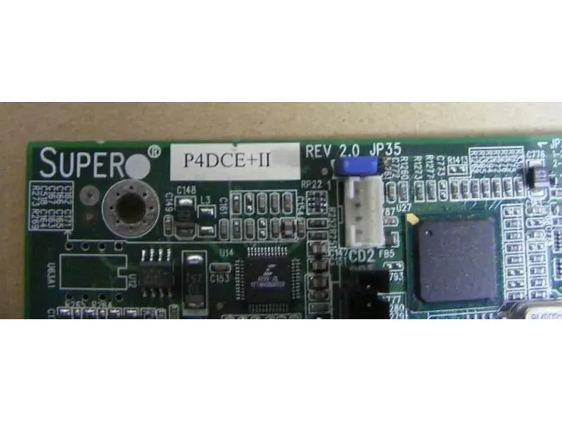 Supermicro P4DCE+II REV 2.0 Xeon 603 sunucu anakartı