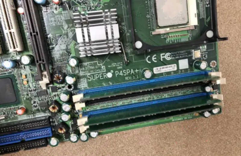 SuperMicro P4SPA+865G REV:1.1 Soket478 Endüstriyel Kontrol ekipmanları anakartı