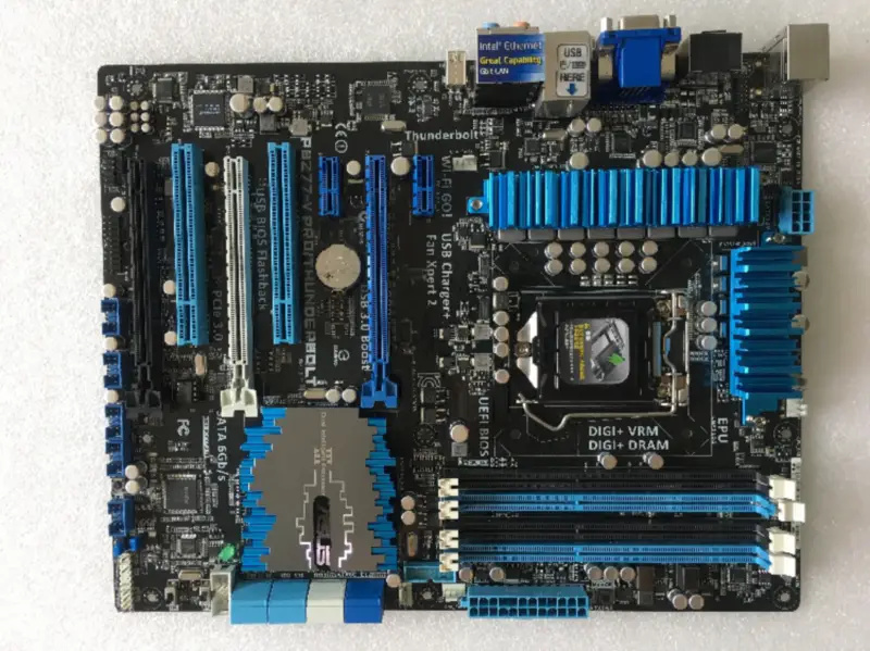 ASUS P8Z77-V PRO/Thunderbolt Masaüstü Anakart Z77 Soket LGA 1155 i3 i5 i7 DDR3 32G ATX