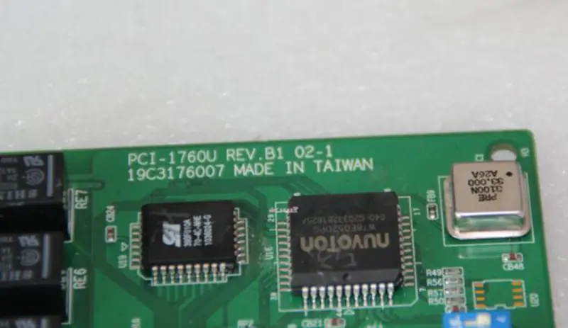 Advantech PCI-1760U REV.B1 A1 A2 8-ch Röle ve 8-ch İzole Dijital Giriş Evrensel PCI Kartı