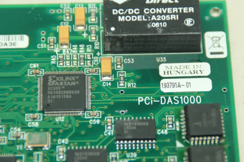 PCI-DAS1000 Çok Fonksiyonlu Analog Giriş Kartı