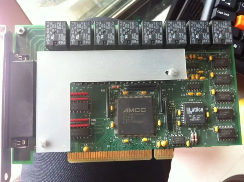 PCIP-SCOPE PCI-PDIS08 Veri Kayıt Kartı