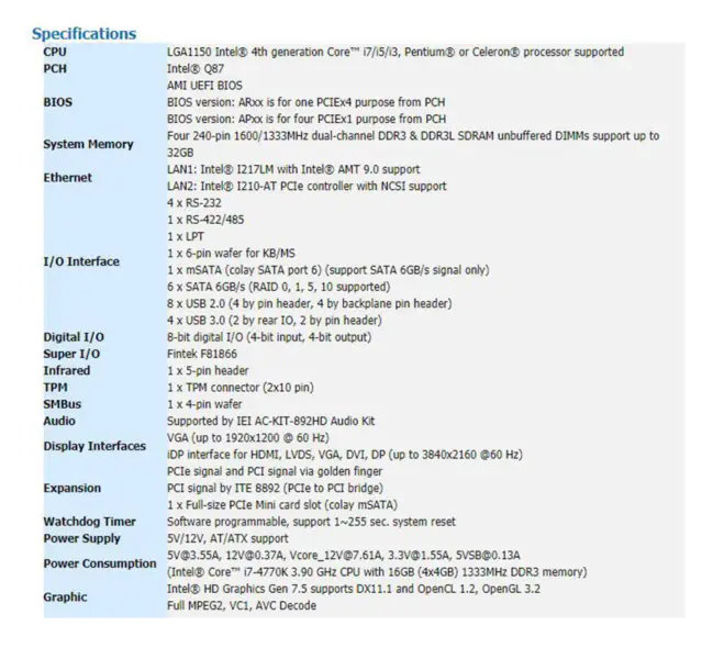 IEI PCIE-Q870-i2-R10 endüstriyel anakart Tam boyutlu PICMG 1.3 CPU kartı