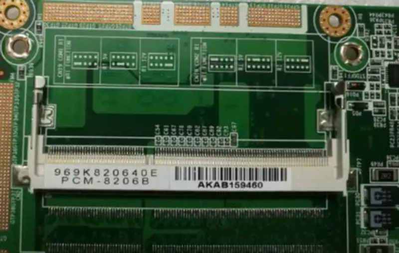 Advantech PCM-8206B REV.A1 19AK820620-02 969K820640E endüstriyel anakart