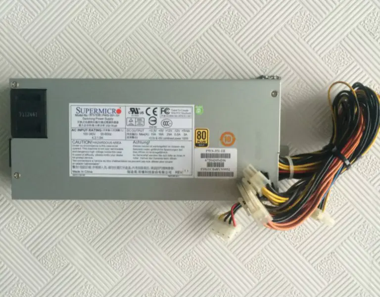 Supermicro PWS-351-1H 1U 350W Sunucu Güç Kaynağı