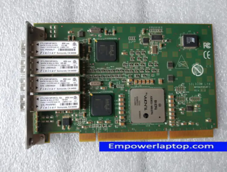 SILICOM PXG4FI QUAD Port Fiber(SX) Gigabit Ethernet PCI-X SUNUCU ADAPTÖRÜ