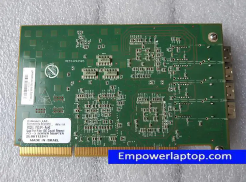 SILICOM PXG4FI QUAD Port Fiber(SX) Gigabit Ethernet PCI-X SUNUCU ADAPTÖRÜ