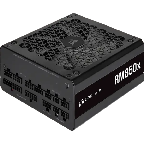 Cors Air Güç Kaynağı Üniteleri Psu Rm850x 850w Altın Sertifikası Tam Modül Fan Start-stop Akıllı Uyandırma Rps0124