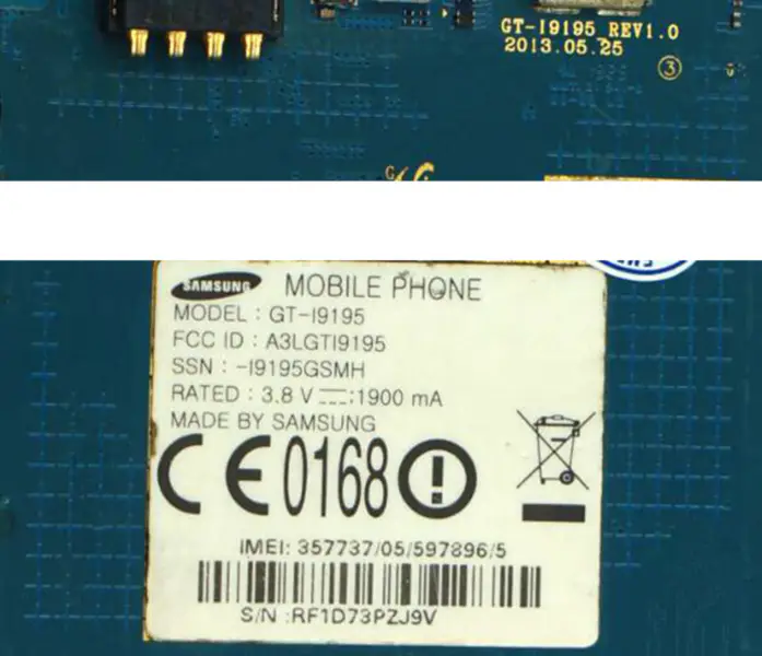 Samsung Galaxy S4 Mini i9195 kilitsiz Anakart