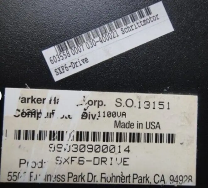 PARKER SXF6-DRIVE sürücü