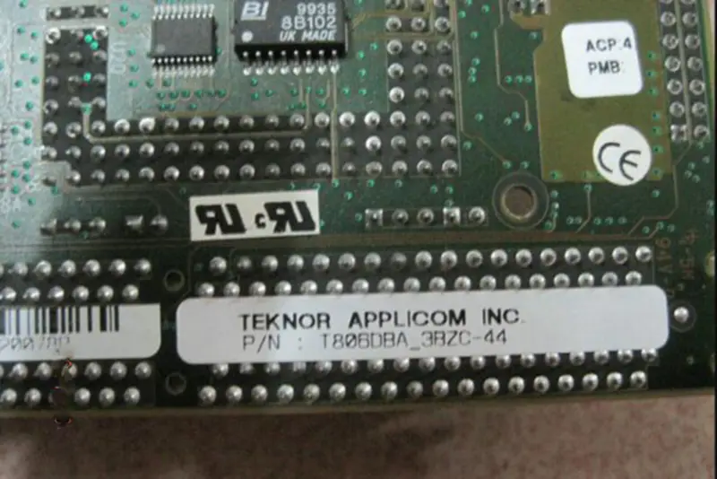T806 T806DBA_3BZc-44 Endüstriyel Kontrol anakartı yarım boyutlu ISA