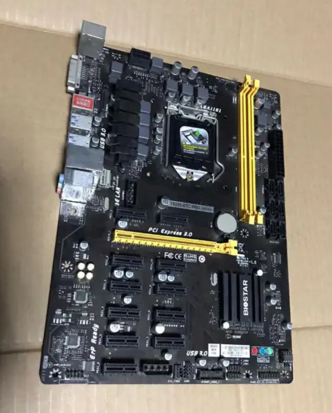 Biostar TB250-BTC PRO Anakart DDR4 LGA1151 12GPU 12PCIE B250