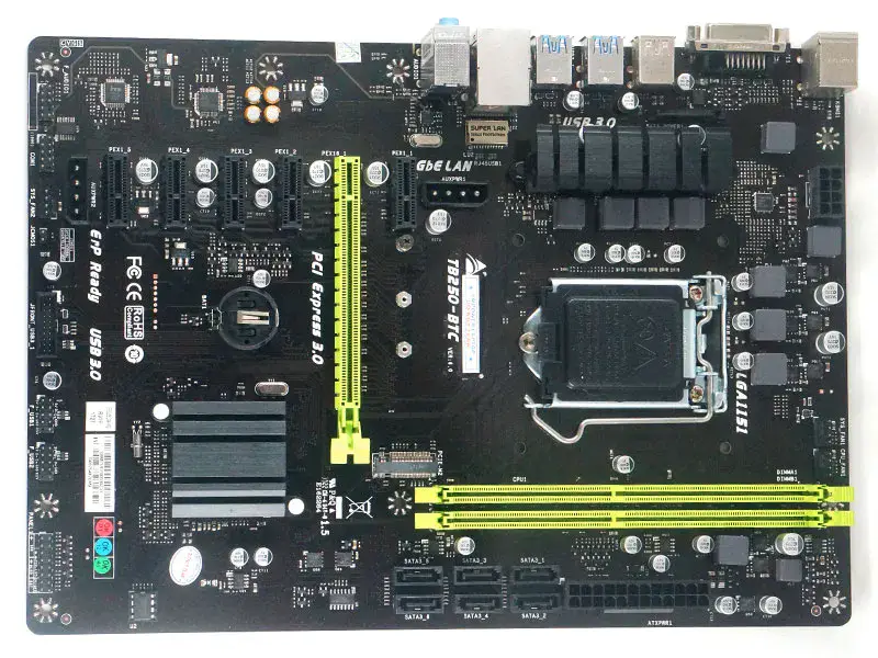 Biostar TB250-BTC anakart TB250 LGA1151 6PCIE PC
