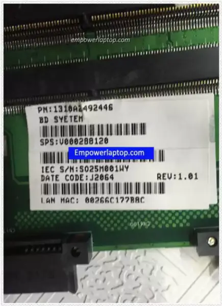 Toshiba satellite P875 GL10FG 6050A2492401 Anakart