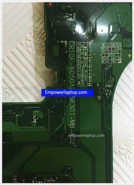 Toshiba V000318090 CR10F-6050A2556301-MB-A02 Anakart