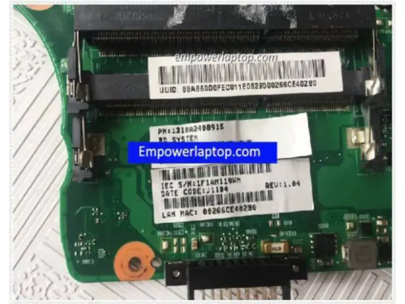 Toshiba V000225130 Satellite C655 C650D anakart