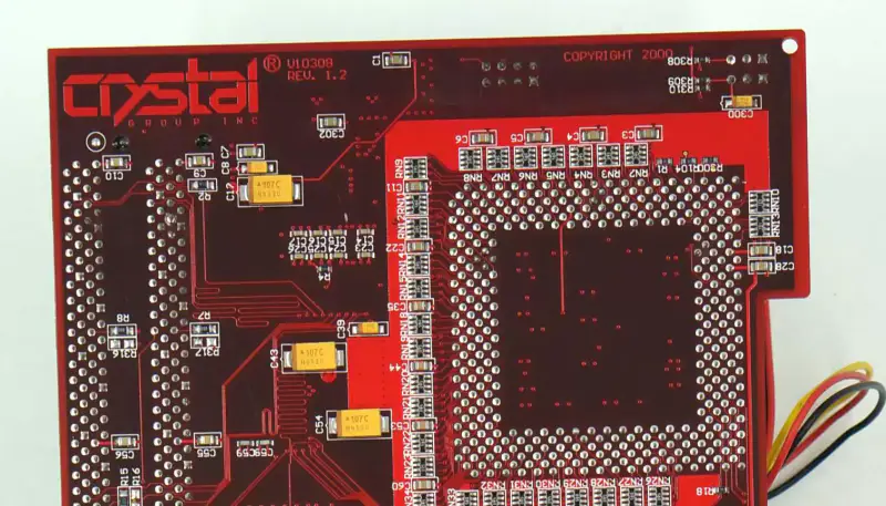 Crystal V10308 REV. 1.2 Soket 370 Intel 440BX yonga seti Pentium III LAN VGA SCSI arayüzlü anakart