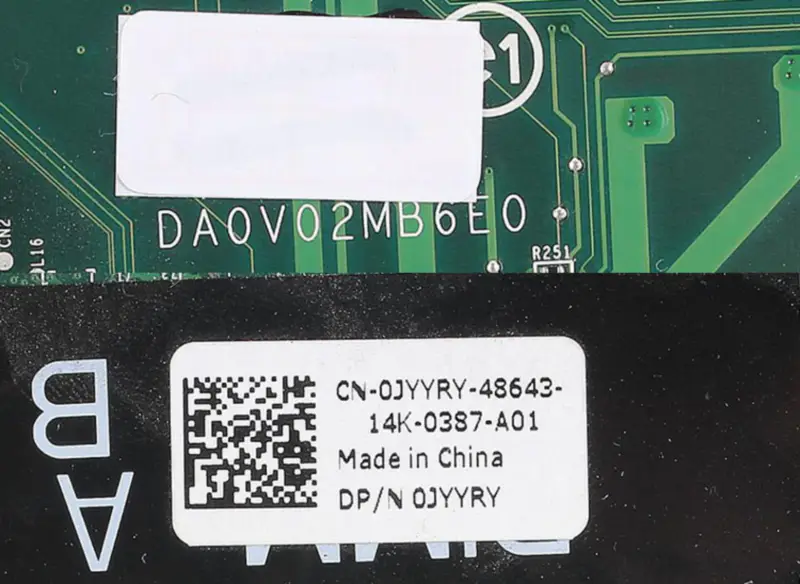 DELL Vostro 3450 V3450 PC için dizüstü anakart Anakart CN-0JYRY 0JYRY DA0V02MB6E0 tesed DDR3