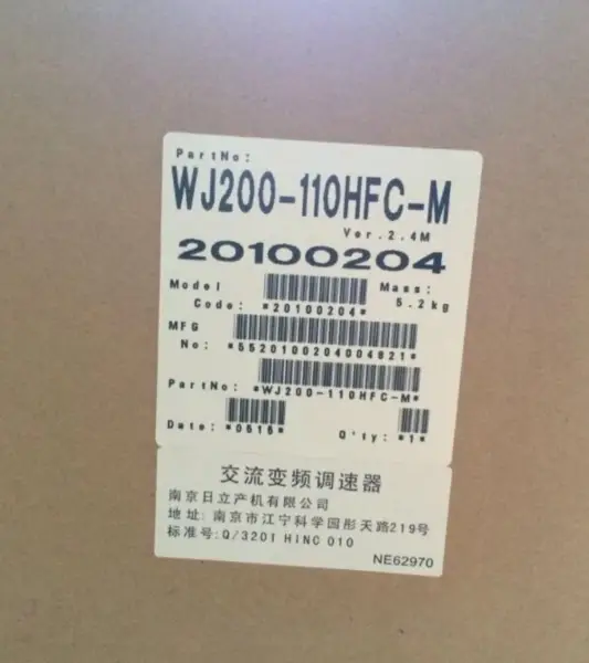 HITACHI INVERTER WJ200-110HFC-M 11KW YENI
