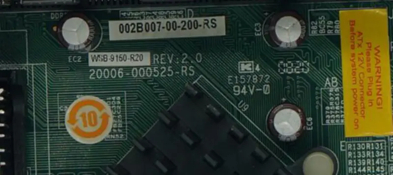IEI WSB-9150-R20 REV:2.0 endüstriyel anakart