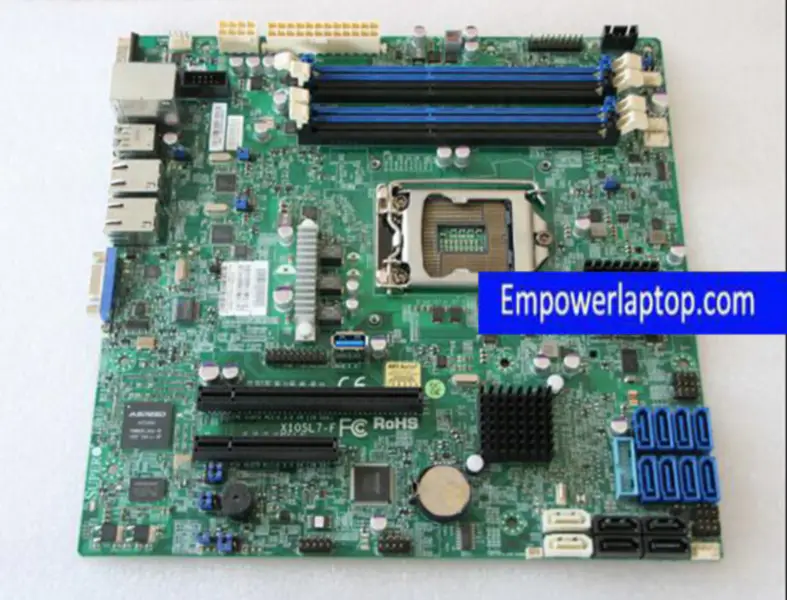 Supermicro X10SL7-F C222 LGA 1150 tekli Sunucu anakartı V2 V3 V4 CPU SAS desteği