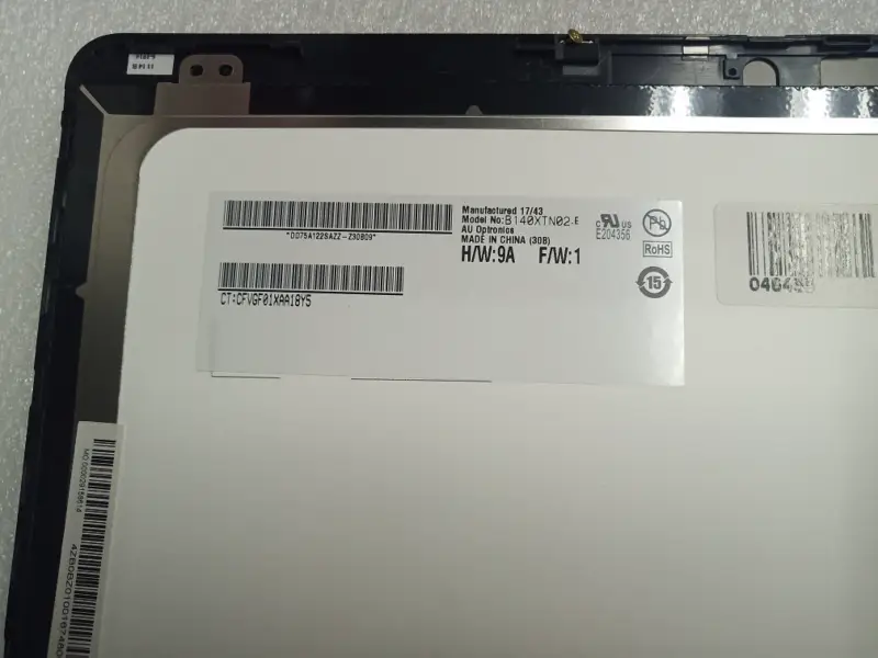 Neredeyse yeni HP X360 14-BA 14-CD B140XTN02.E Dokunmatik ekranlı LCD Aksamı