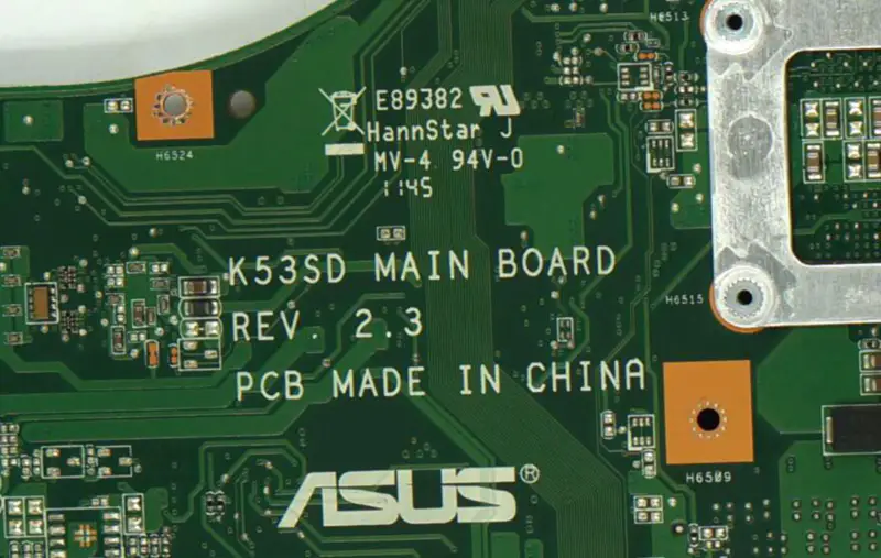 Asus X53E anakart