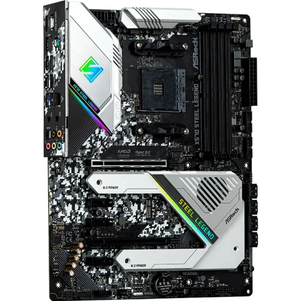 ASROCK X570 STEEL LEGEND Anakart ATX AMD X570 DDR4 128G AM4