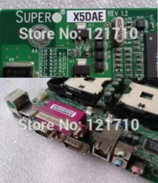 Supermicro X5DAE REV 1.2 çift 604 soketli Endüstriyel ekipman kartı