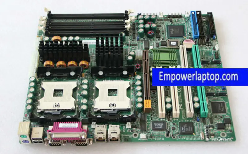 SuperMicro X5DAL-TG2 İş İstasyonu anakartı 533 FSB çift ağ kartı Soket 604