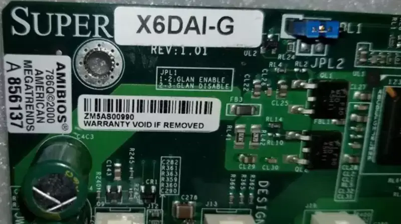 SuperMicro X6DAI-G anakart Soket 604 Çift Xeon 800 FSB