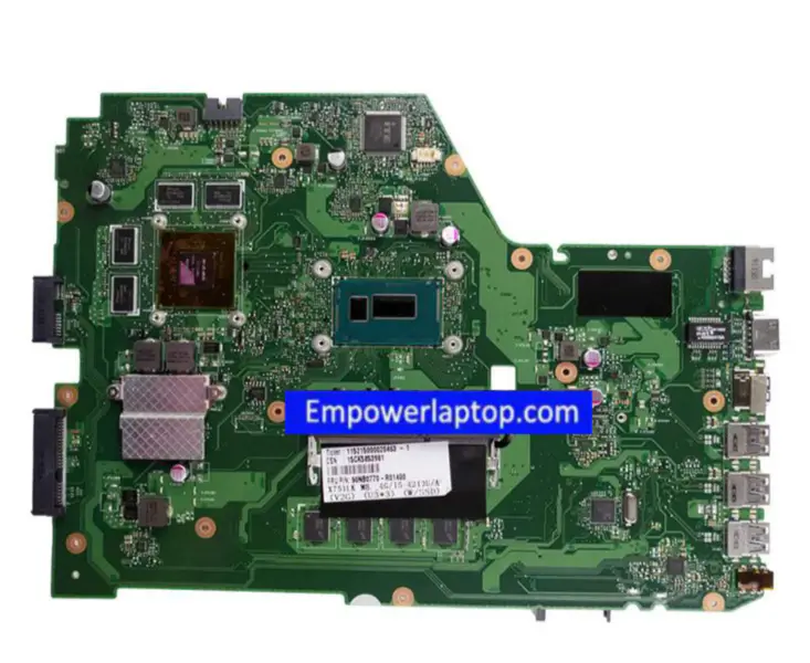 ASUS X751L Dizüstü Bilgisayar İçin Yerleşik 4G RAM'li Asus X751LK Anakart