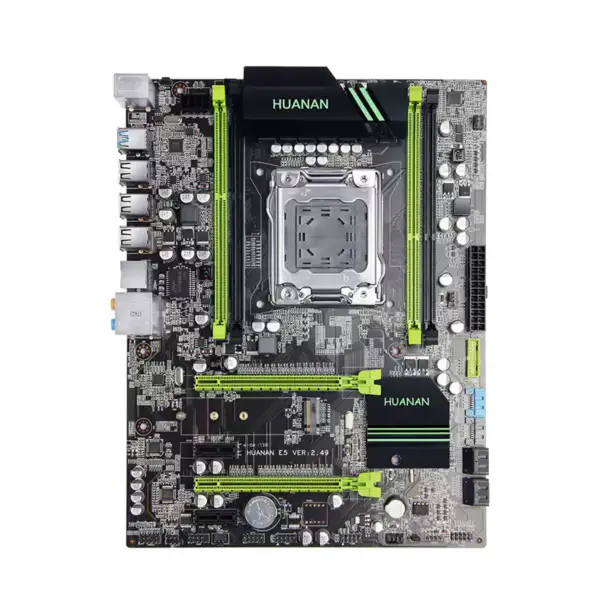 HUANAN E5 VER:2.49 X79 Anakart LGA2011 REG ECC bellek ve Xeon E5 işlemci desteği