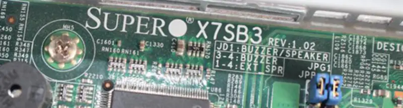 SuperMicro X7SB3 REV 1.02 Sunucu anakartı