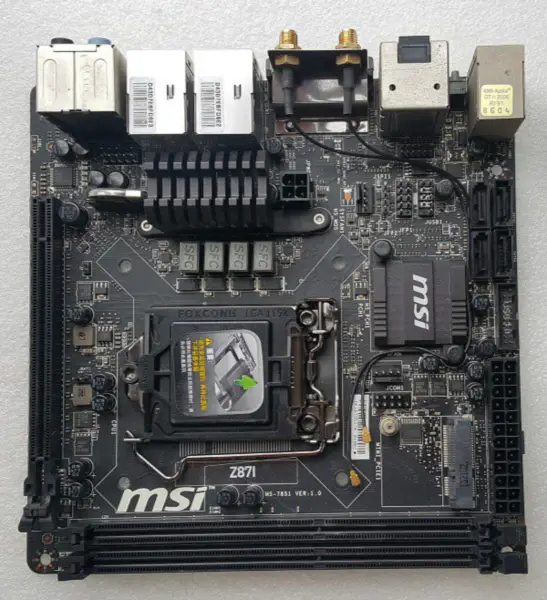 MSI Z87I Anakart LGA1150 DDR3 32GB Mini-ITX