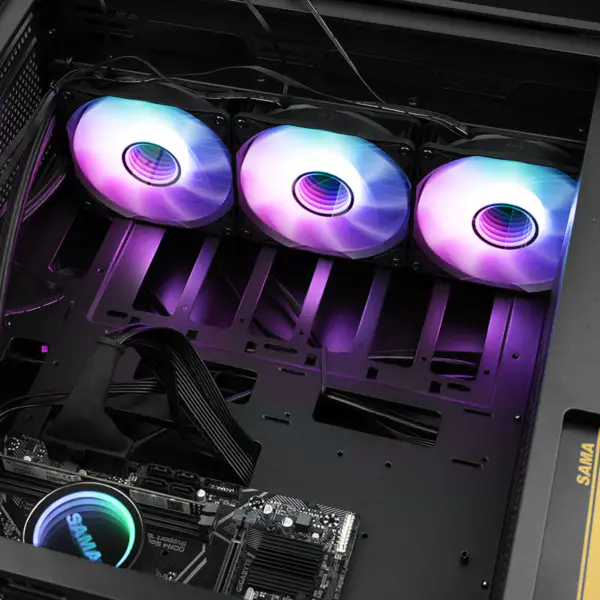 Bakır Isı Emici Sıvı Soğutma Plakası Infinity Fan Soğutma Cpu Su Soğutucu