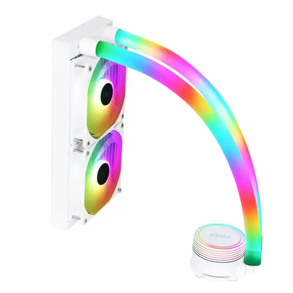 Coloful 240mm Radiator White Water Cooler For Cpu Case