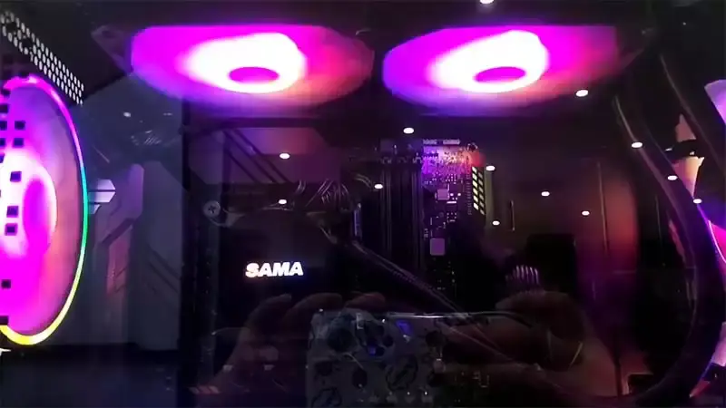 Sama 120mm Soğutucu Cpu Liquido Sıcaklık Oyun Bilgisayarı Sıvı Soğutucu ile Intel Cpu Soğutucu