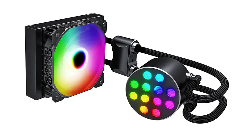 Sama 120mm Radyatör Gökkuşağı Pc Para Cpu Rgb Sıvı Soğutucu Blok Bilgisayar Cpu Su Soğutucuları Ve Pc Cpu Için Soğutma Fan Sistemleri
