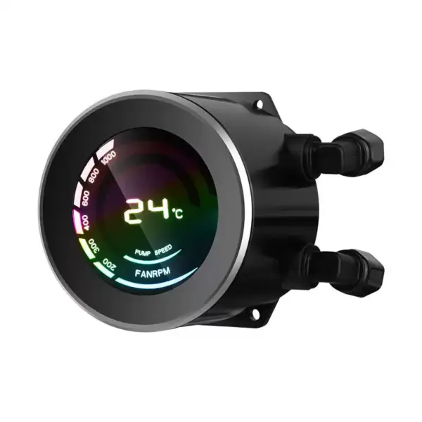 Sama 240mm Aio Cpu Sıvı Soğutma Su Soğutucu Kiti Pc Sistemi Lcd Ekran