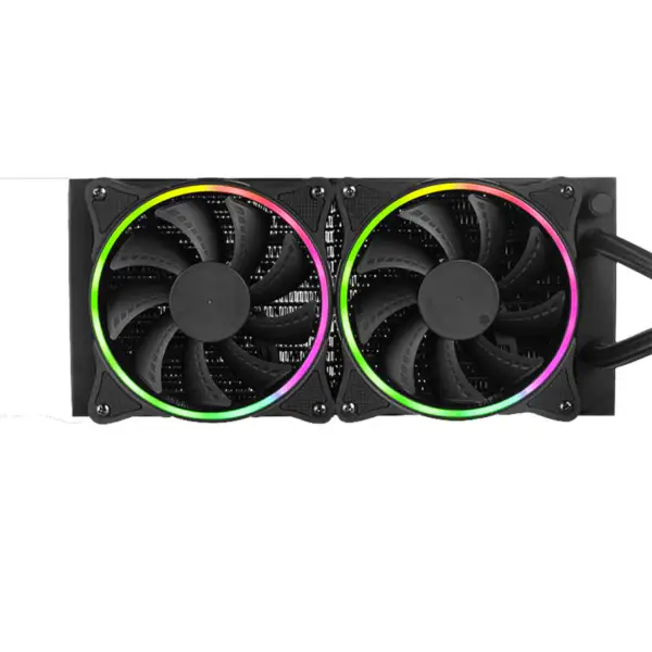 Sama 24cm Aio Cpu Soğutucu Radyatör Bakır Su Sıvı Soğutma Pc Cpu Soğutucu Rgb Glow